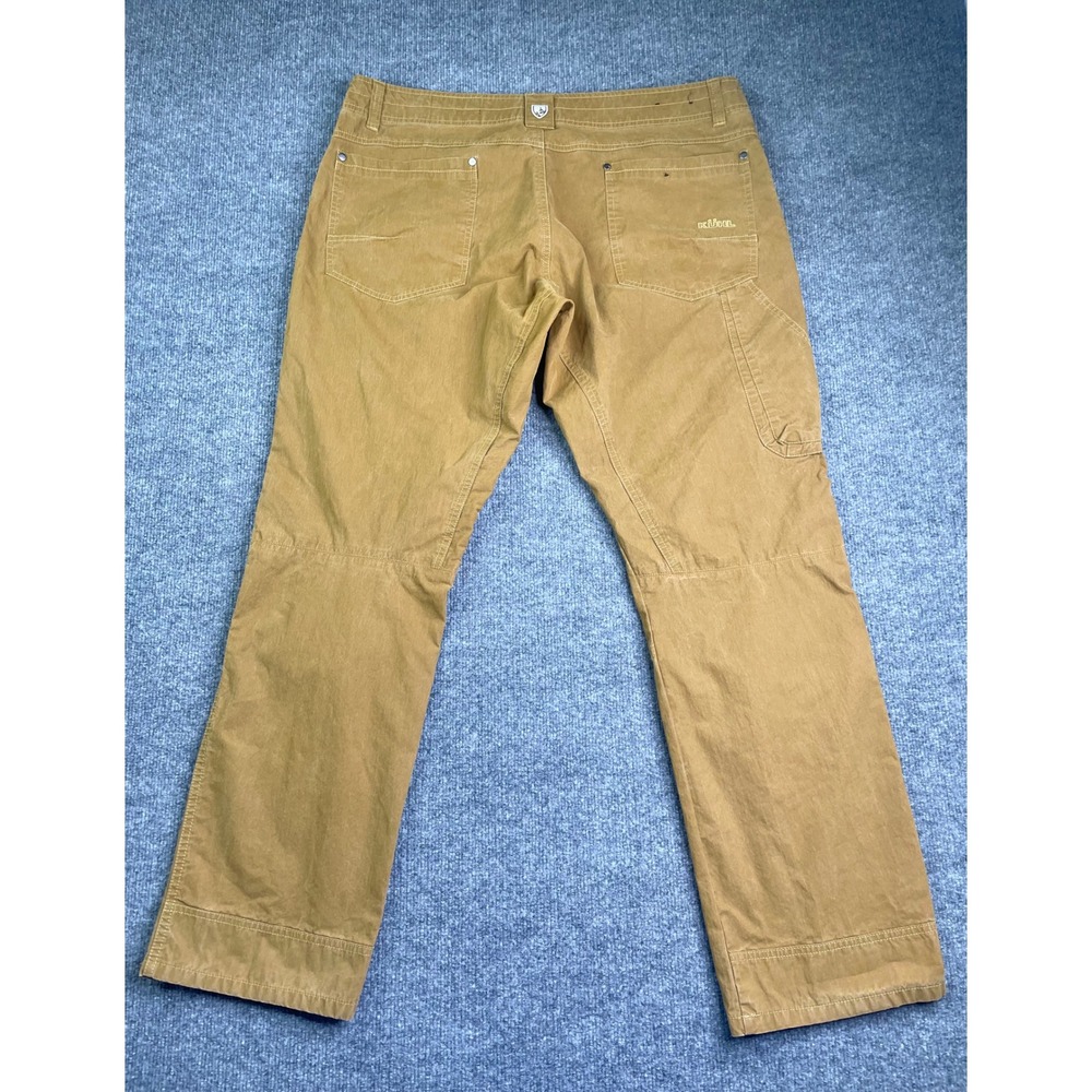Kuhl Revolvr Lean Pants Mens 40x32 Brown Uberkuhl Articulated Knee Outdoor - Picture 3 of 12